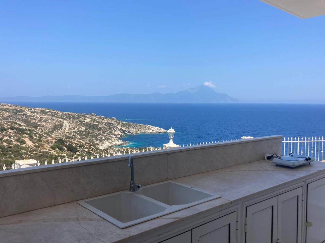 Villa Ulyana Kriaritsi - Athos Sea View & Spa Exterior photo